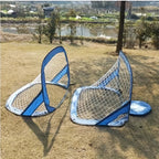 Portable Soccer Goal Indoor and Outdoor Training - Complete Beach Soccer Net and Football Training Equipment