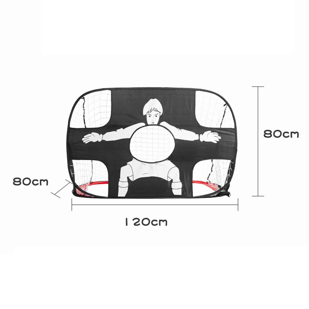 Pop Up Soccer Goal Net Foldable Portable Soccer Goal Net with Aim Target for Indoor Outdoor Football Games MIAO-US