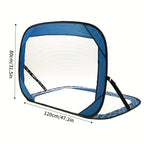 Portable Soccer Goal Indoor and Outdoor Training - Complete Beach Soccer Net and Football Training Equipment