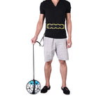 Black Friday Gift Item : Adjustable Football Kick Trainer – Solo Soccer Training Belt