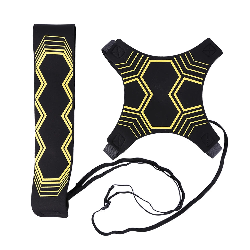 Black Friday Gift Item : Adjustable Football Kick Trainer – Solo Soccer Training Belt