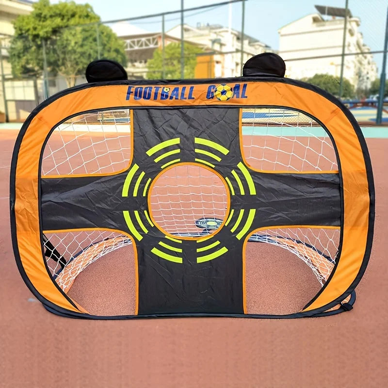 Soccer Goal Portable Kids Soccer Net for Backyard Training Folding Indoor Outdoor Goals Youth Games Sports Play Gift for Boys