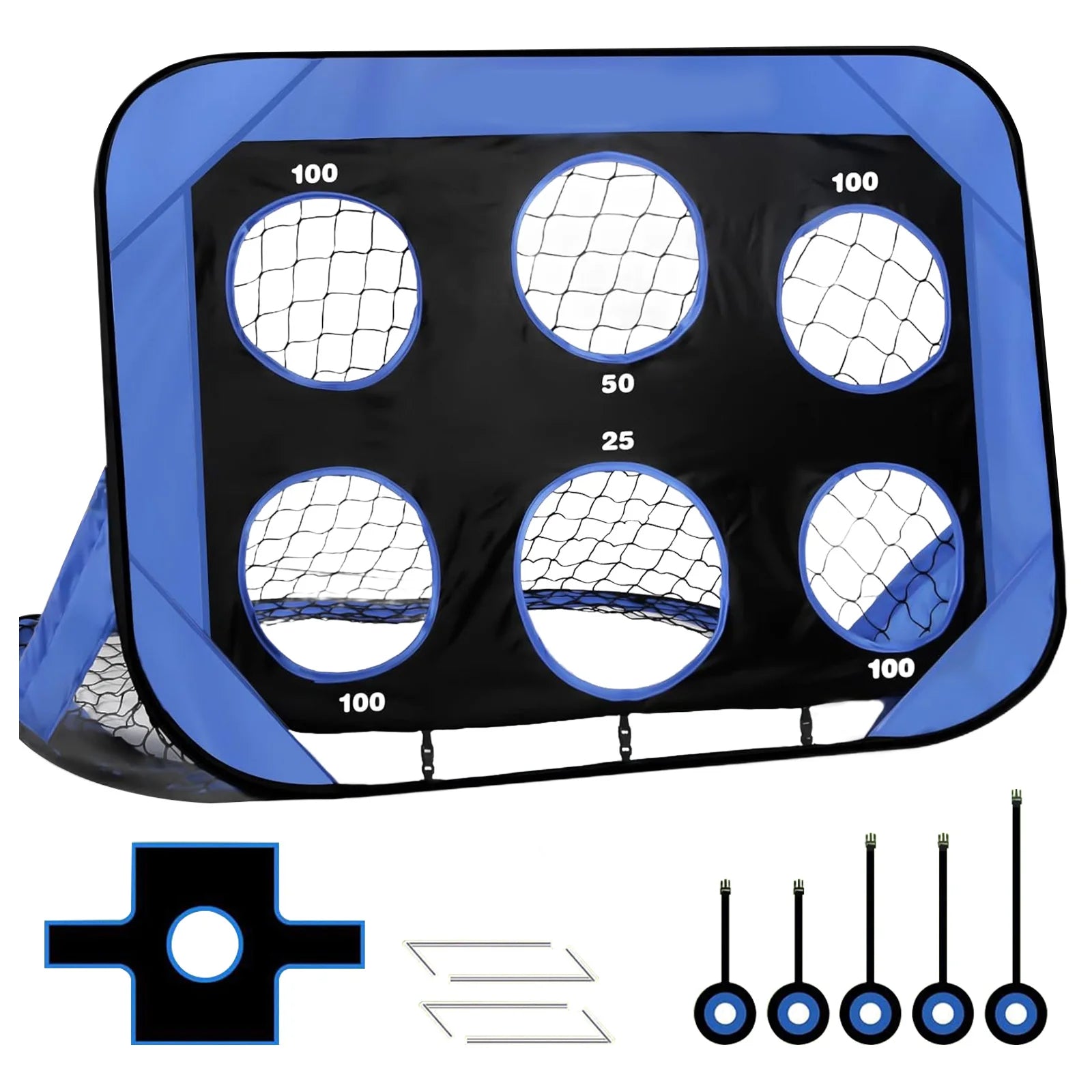 Kid Soccer Goals Kids Toy Portable Football Goal Games Playground Soccer Goals for Backyard Kids 8-12 Training Equipment