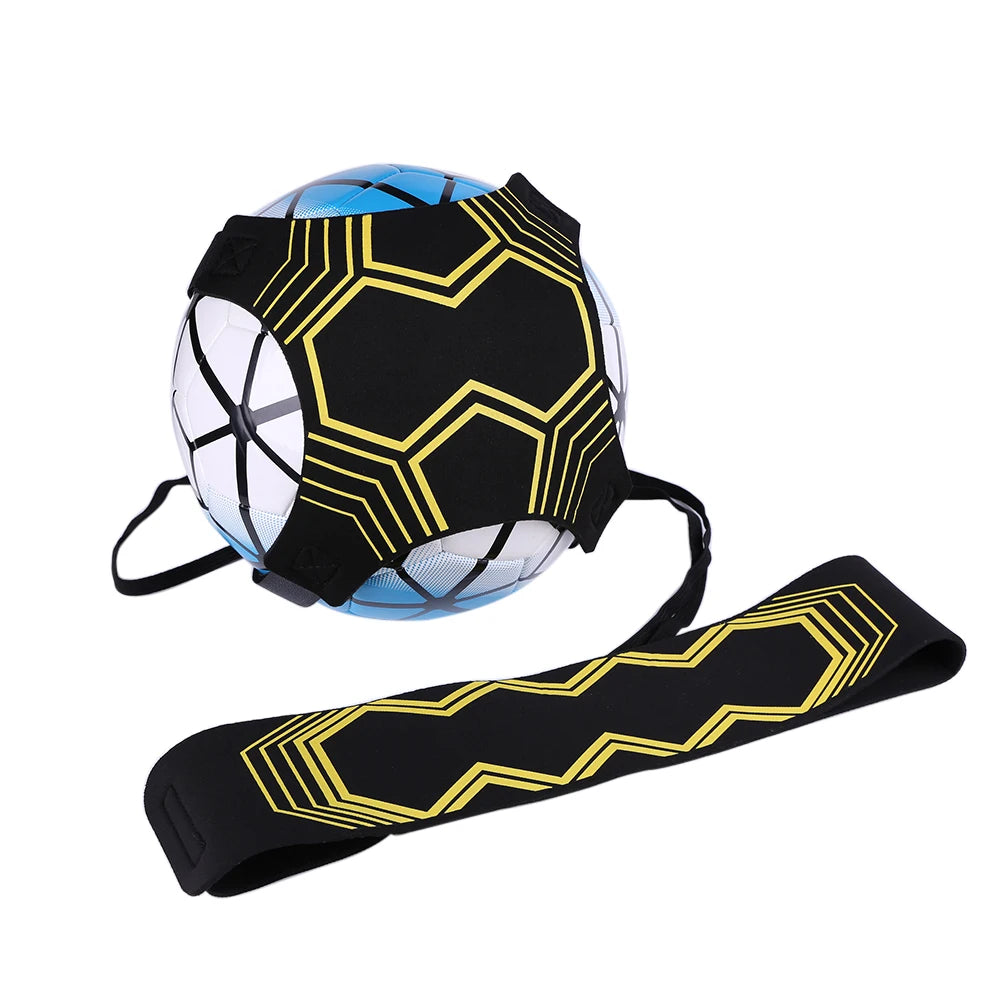 Black Friday Gift Item : Adjustable Football Kick Trainer – Solo Soccer Training Belt